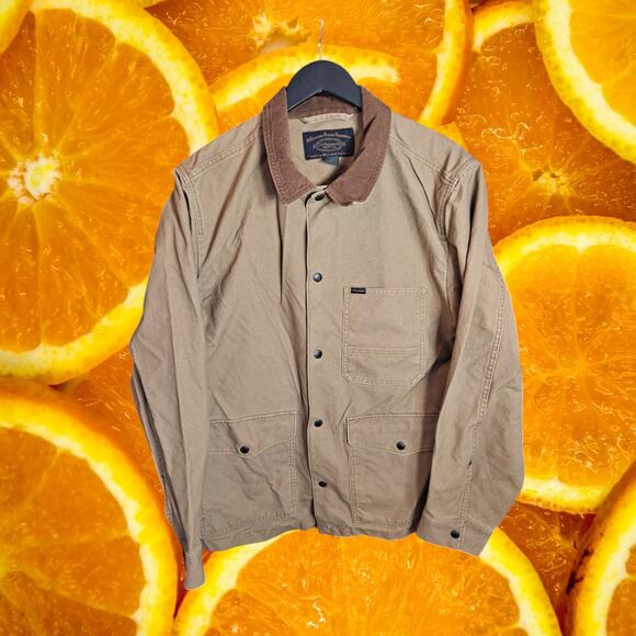 Filson Men's Brown Cotton DWR Dry Tin Cloth Ranch Jacket Size L - Picture 2 of 11